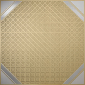 gold silver metal ceiling tile