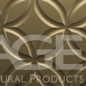 decorative carved dimensional metal panel bronze gold