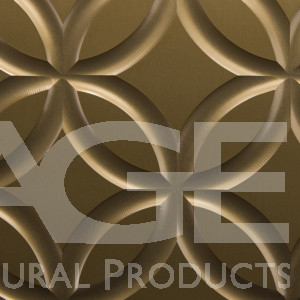 decorative carved dimensional metal panel bronze