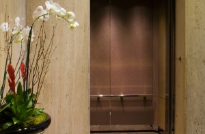 decorative metal elevator wall panel