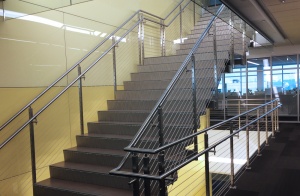 decorative metal wall panel stairs